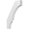 Ekena Millwork 4-in. W x 20-in. D x 32-in. H Balboa Architectural Grade PVC Knee Brace BRCP04X20X32BOA - alternate 1